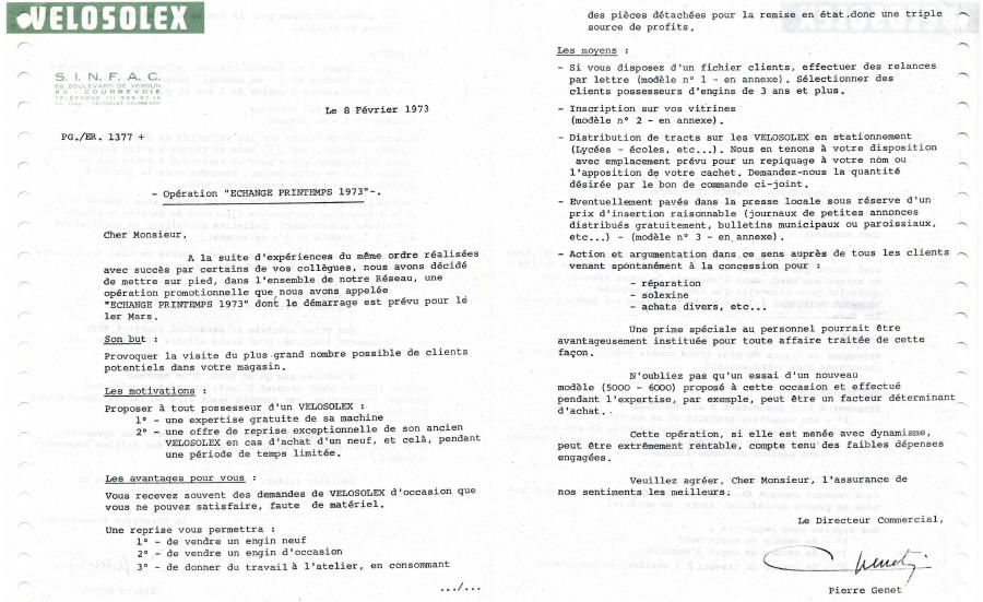 operation printemps v�losolex